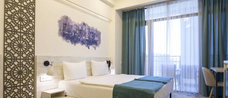 Premium bedding, down duvets, memory-foam beds, minibar