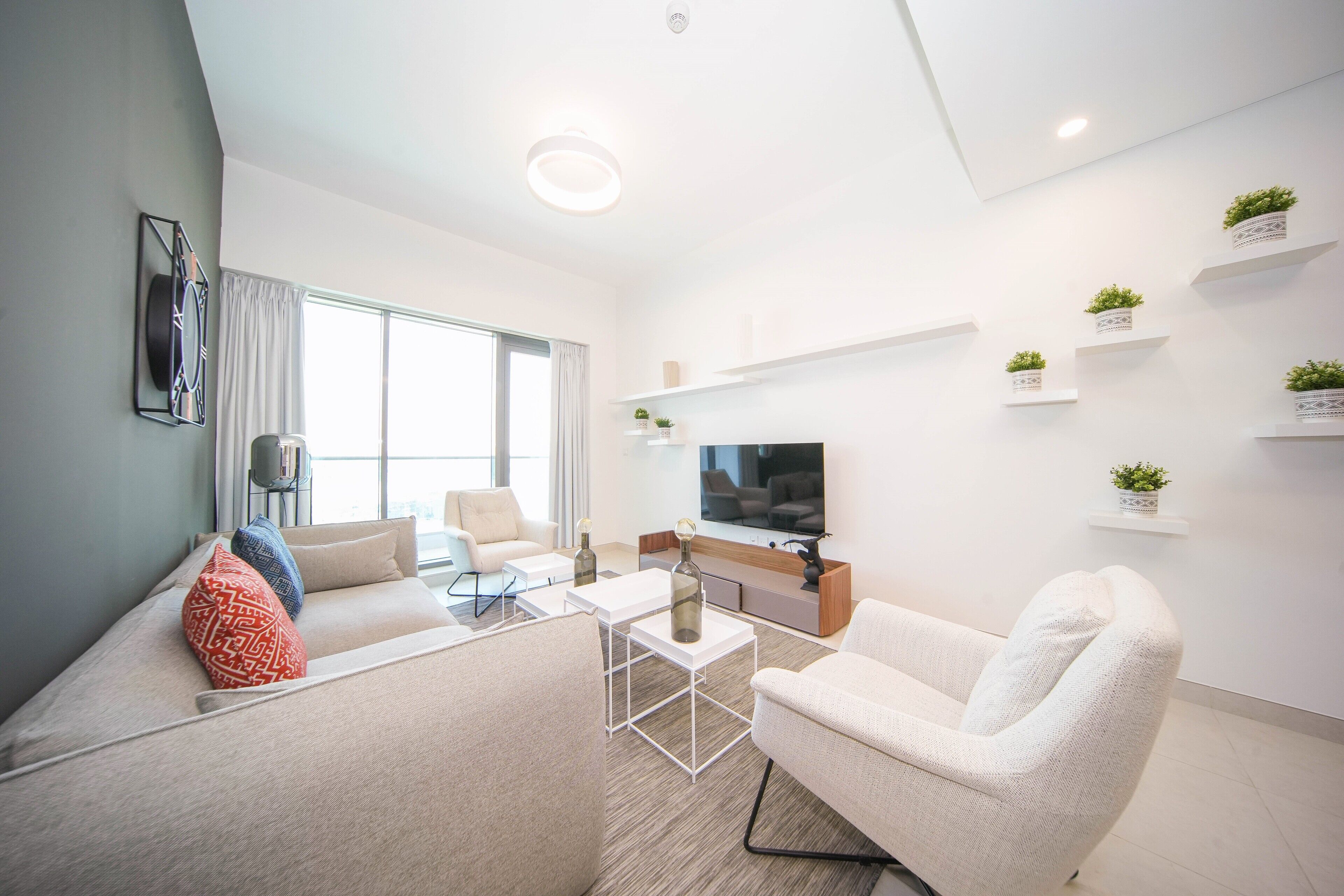 Deluxe Apartment, Non Smoking, Balcony | Living room