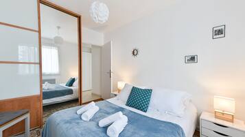 2 chambres, fer et planche Ă repasser, lit parapluie, Wi-Fi