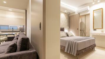 Luxury-Apartment | 3 Schlafzimmer, Zimmersafe, Bügeleisen/Bügelbrett, kostenloses WLAN