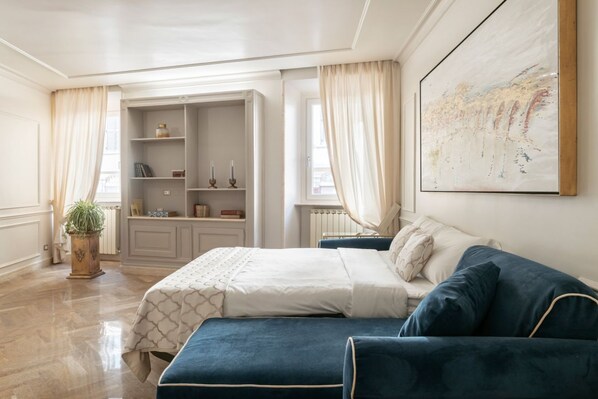 1 Schlafzimmer, Bügeleisen/Bügelbrett, kostenloses WLAN, Bettwäsche