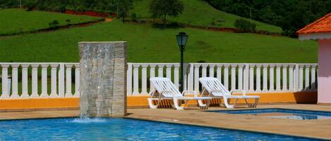 Indoor pool, outdoor pool