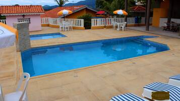 Indoor pool, outdoor pool