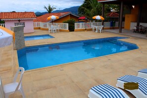 Piscina coperta, piscina all'aperto