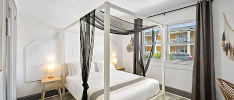 2 chambres, fer et planche Ă repasser, Wi-Fi, literie fournie