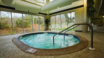 Indoor pool, outdoor pool