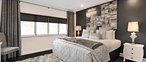 2 bedrooms, desk, iron/ironing board, travel cot