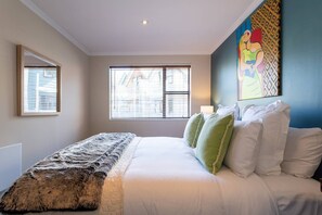 2 bedrooms, iron/ironing board, travel cot, WiFi