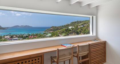 Luxury apartment stunning views /5 minutes from Saint Jean Beach/ swimming pool