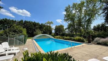 Una piscina climatizada