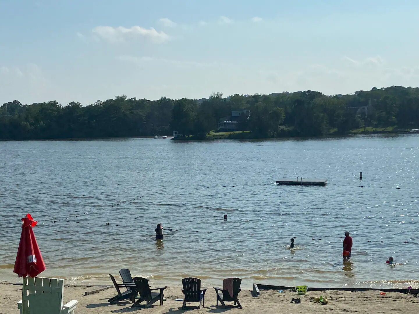 Sun-loungers, beach towels