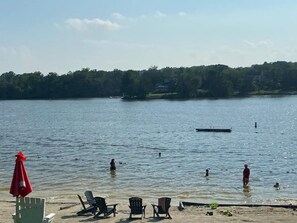 Sun loungers, beach towels
