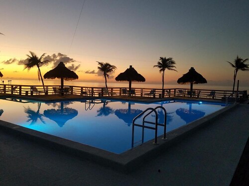 Ground Floor  1BR with Den and Two Balconies