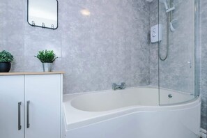 Shower, hair dryer