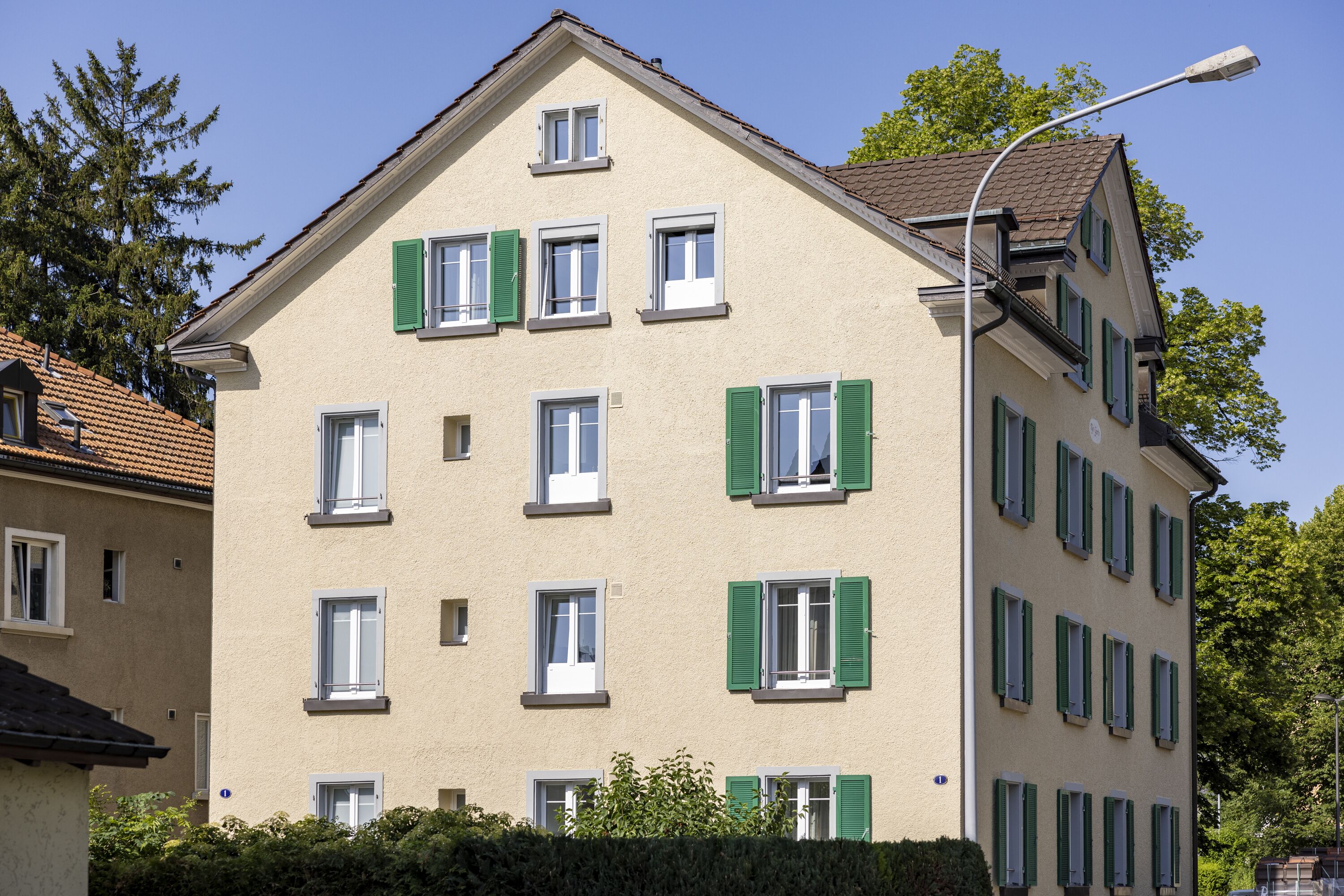 Façade de l’hébergement