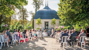 Espace banquet en plein air