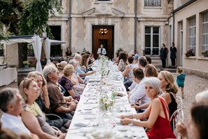 Espace banquet en plein air