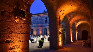Espace banquet en plein air