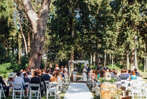 Espace banquet en plein air