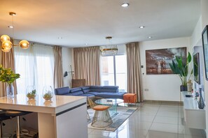 Smart TV - One Bedroom Pent-house. (Accra)