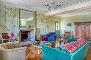 Fireplace, ping pong