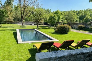 Una piscina riscaldata