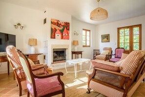 Fireplace, ping pong