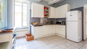 Fridge, oven, freezer