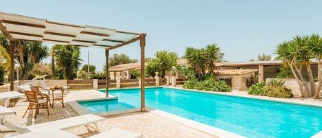 Una piscina riscaldata