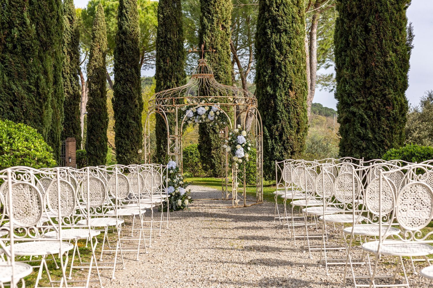 Außenbereich für Bankette