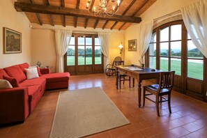 TV, caminetto, lettore DVD, tavolo da ping pong