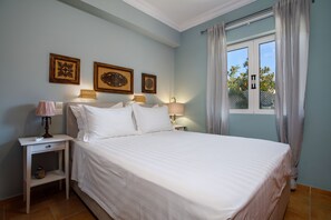 3 多间卧室、旅行婴儿床、免费 WiFi、床单