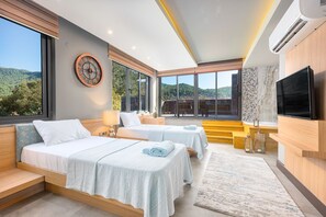 2 habitaciones, tabla de planchar con plancha y acceso a internet