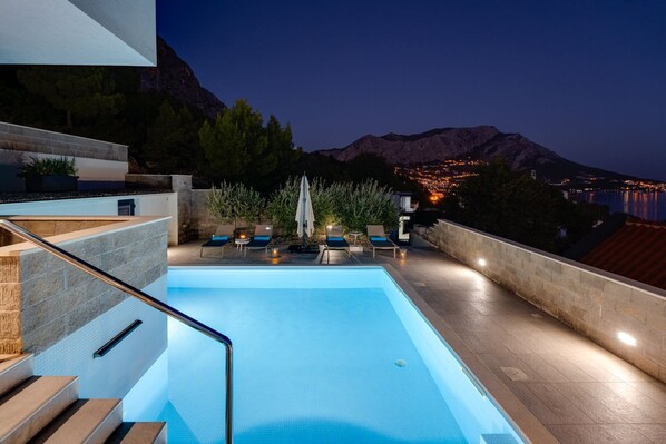 A heated pool - Villa Poljica - Three Bedroom Villa, Sleeps 6 (Duce)