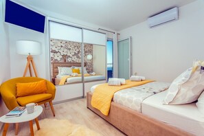 5 chambres, fer et planche à repasser, accès Internet, draps fournis