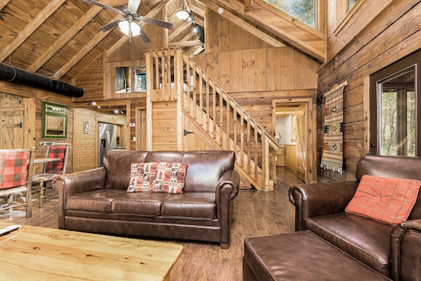 电视、壁炉、DVD 播放器