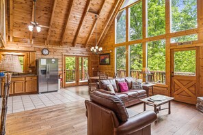 TV, caminetto, lettore DVD