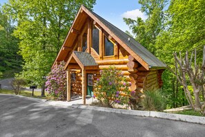 Exterior - Black Bear Lodge: Mountain-view Log Cabin Only 3 Miles from Downtown Gatlinburg (Gatlinburg)