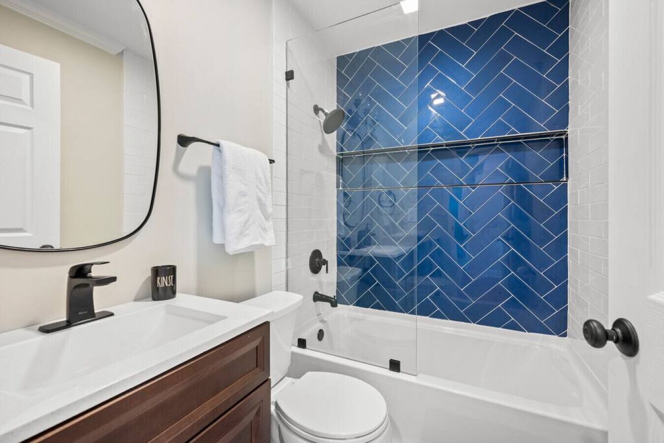 Hair dryer, towels