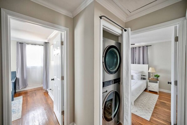 3 bedrooms, iron/ironing board, travel crib, WiFi