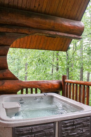 Idromassaggio all'aperto