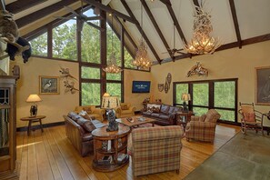 Foyer, lecteur de DVD, livres