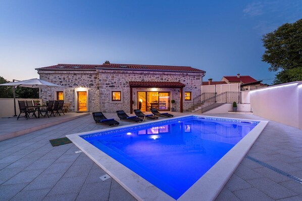 Piscine chauffée