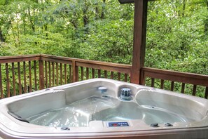 Idromassaggio all'aperto