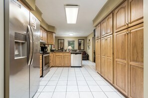 Dishwasher, dining tables