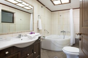 Hair dryer, towels