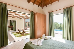 2 bedrooms, iron/ironing board, Internet, bed sheets - Villa Angeliki - Two Bedroom Villa, Sleeps 4 (Pelekas)