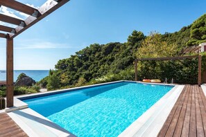 Pool - Villa Angeliki - Two Bedroom Villa, Sleeps 4 (Pelekas)