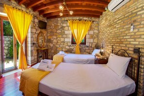 2 bedrooms, iron/ironing board, WiFi, bed sheets - Canary Villa - Two Bedroom Villa, Sleeps 4 (Platrithias)