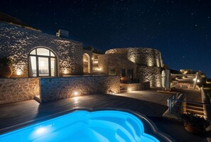 Pool - Santorini Indigo - Five Bedroom Villa, Sleeps 11 (Thera)